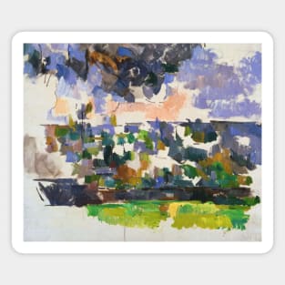 The Garden at Les Lauves by Paul Cezanne Magnet